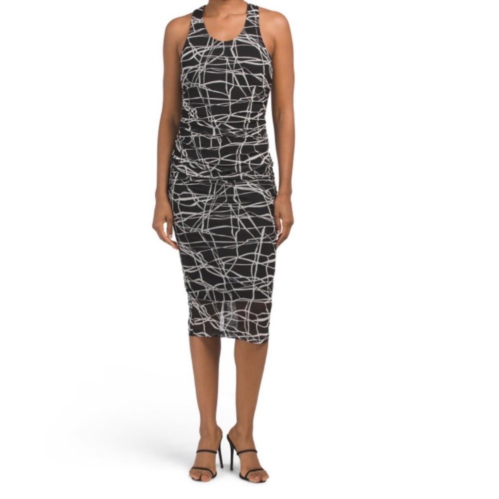 Nine West Women’s Ruched Fitted Tank Dress